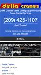 Mobile Screenshot of deltacranes.net